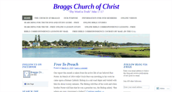 Desktop Screenshot of braggschurchofchrist.com